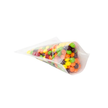 Sealer Sales 6.5" x 6.65" + 3.5" Wide Clear Stand Up Pouch, 500pcs, 500PK STPW-4Z-400A
